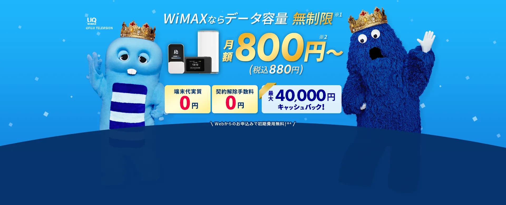 月額800円~(税込880円~)