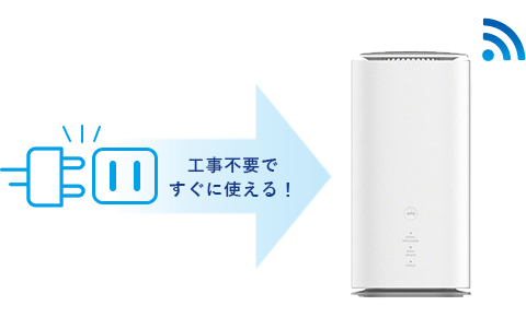 初心者でも大丈夫！コンセントにさすだけで工事不要な簡単設計！